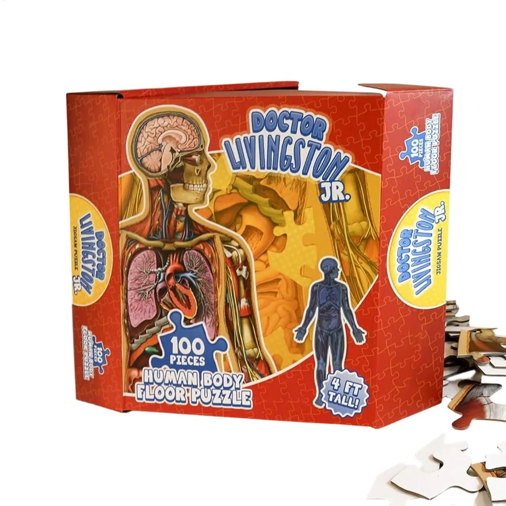 Human Body Puzzle - 100 قطعة لغز تشريح الإنسان، لعبة