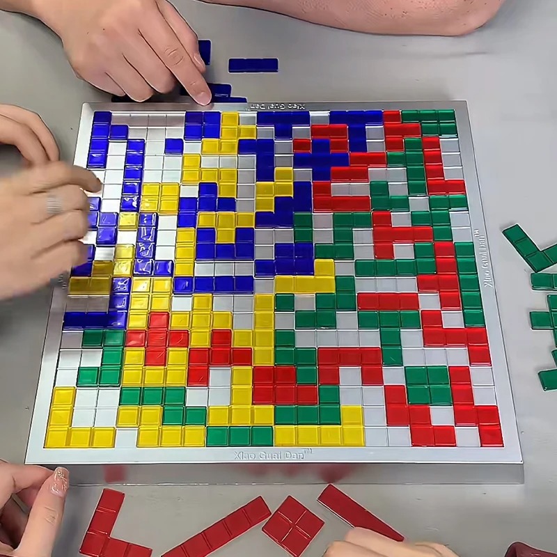 Kids Education Fun - لعبة لوحة استراتيجية تعليمية للأطفال مربعات