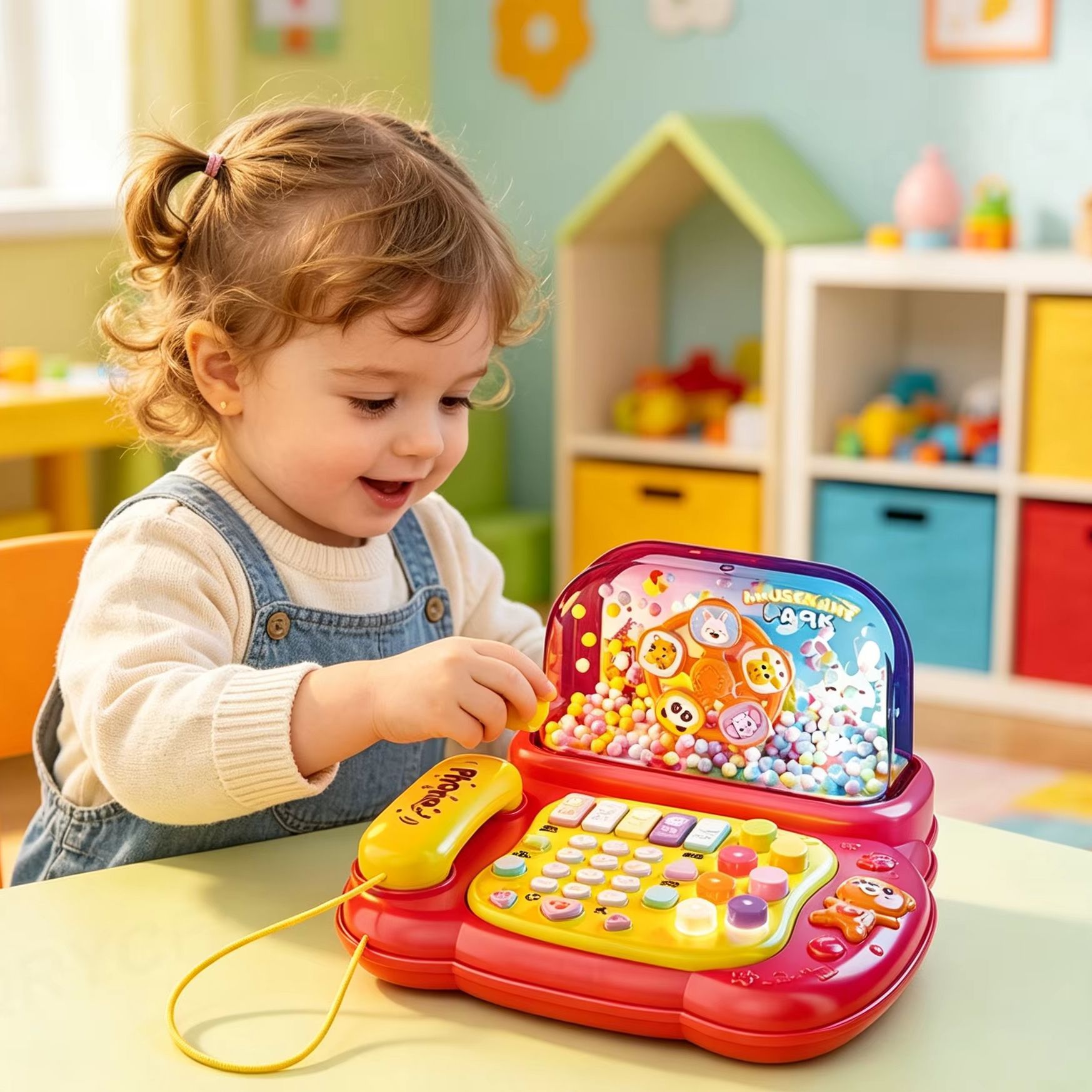 Kids Education Phone - ألعاب هاتف كرتونية للأطفال، لوحة مفاتيح