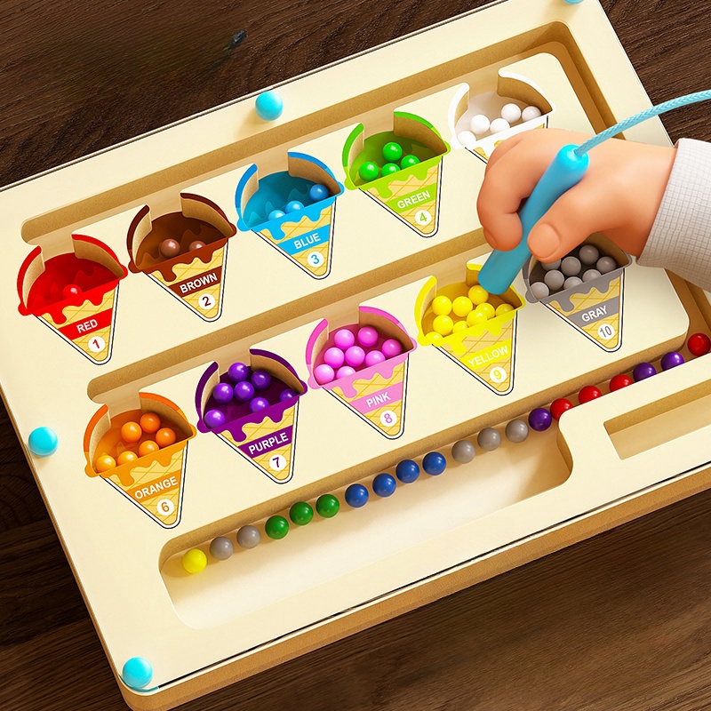 Human Body Puzzle - لعبة متاهة مغناطيسية مع خرزات رقمية