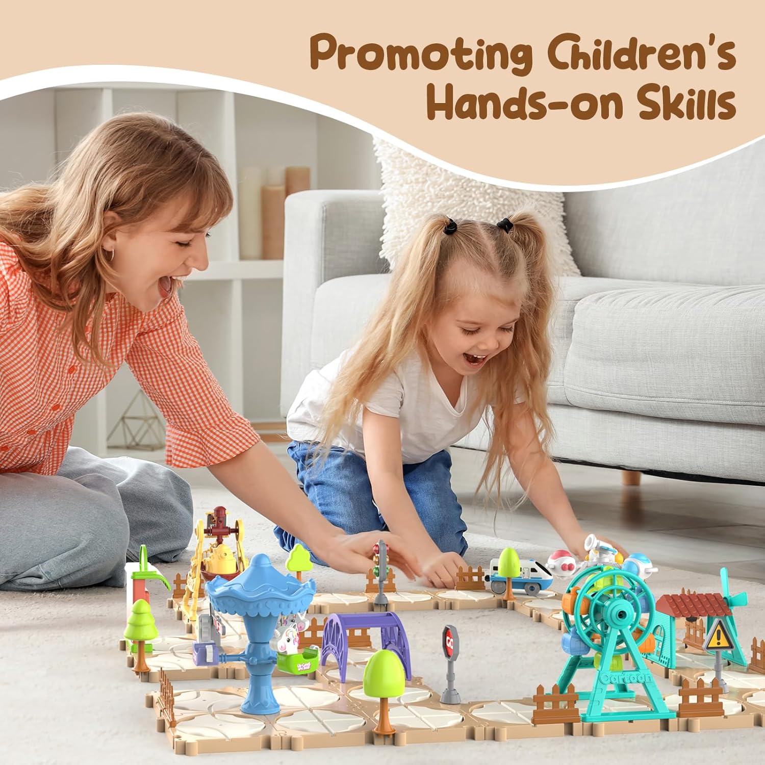 مجموعة سيارات ألغاز قابلة للتر - مراجعة Kids Education Learning وسعره