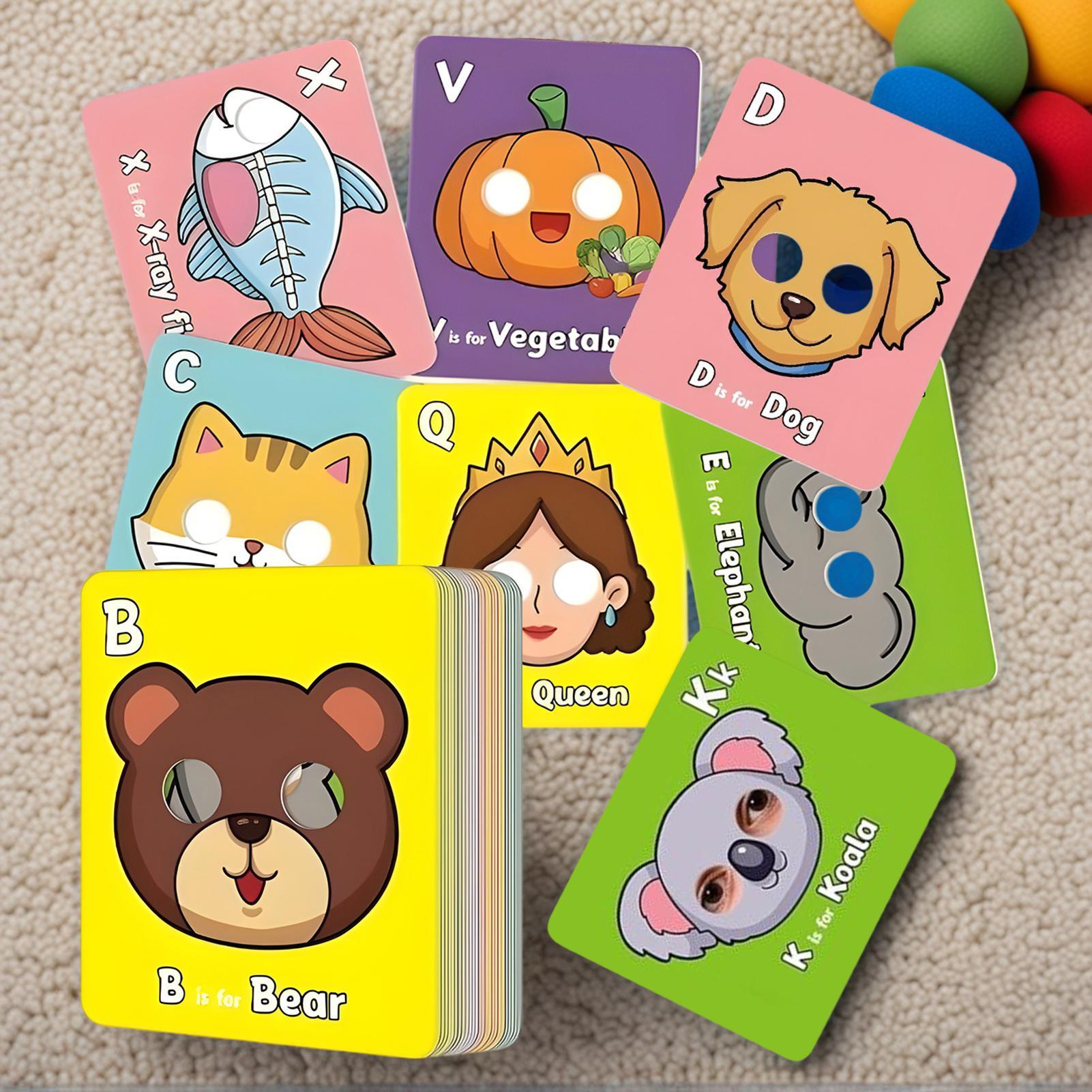 26 قطعة من بطاقات فلاش الأبجدي - مراجعة Kids Education Fun وسعره