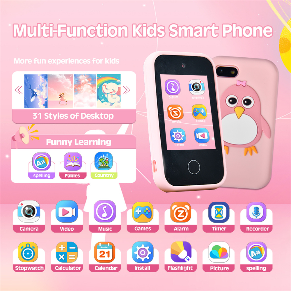 هاتف ذكي تعليمي للأطفال مع كام - مراجعة Kids Education Phone وسعره