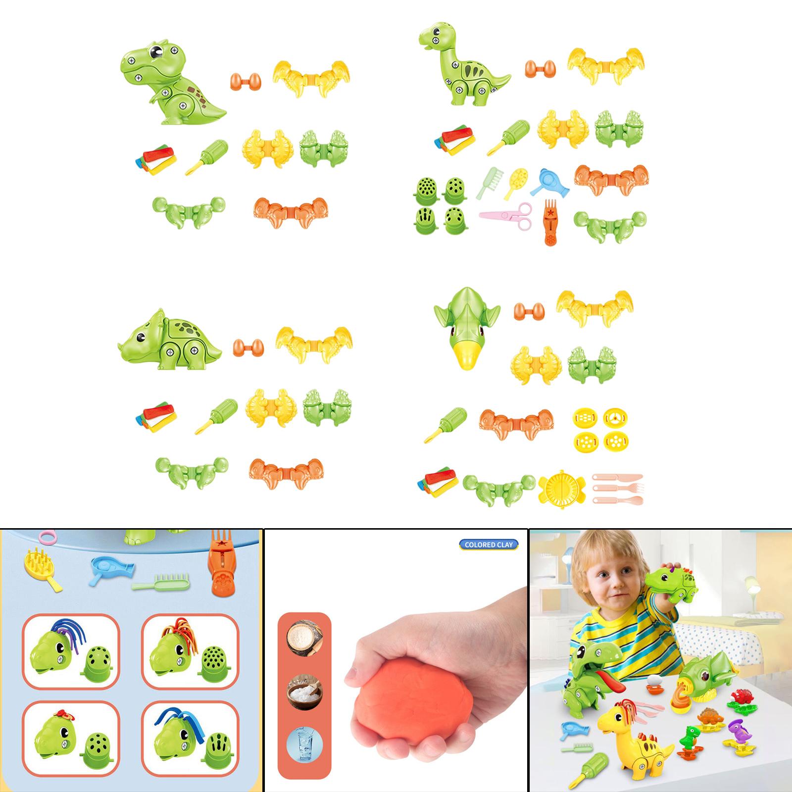ديناصور متعة الطين الملون الاط - مراجعة Kids Education Fun وسعره