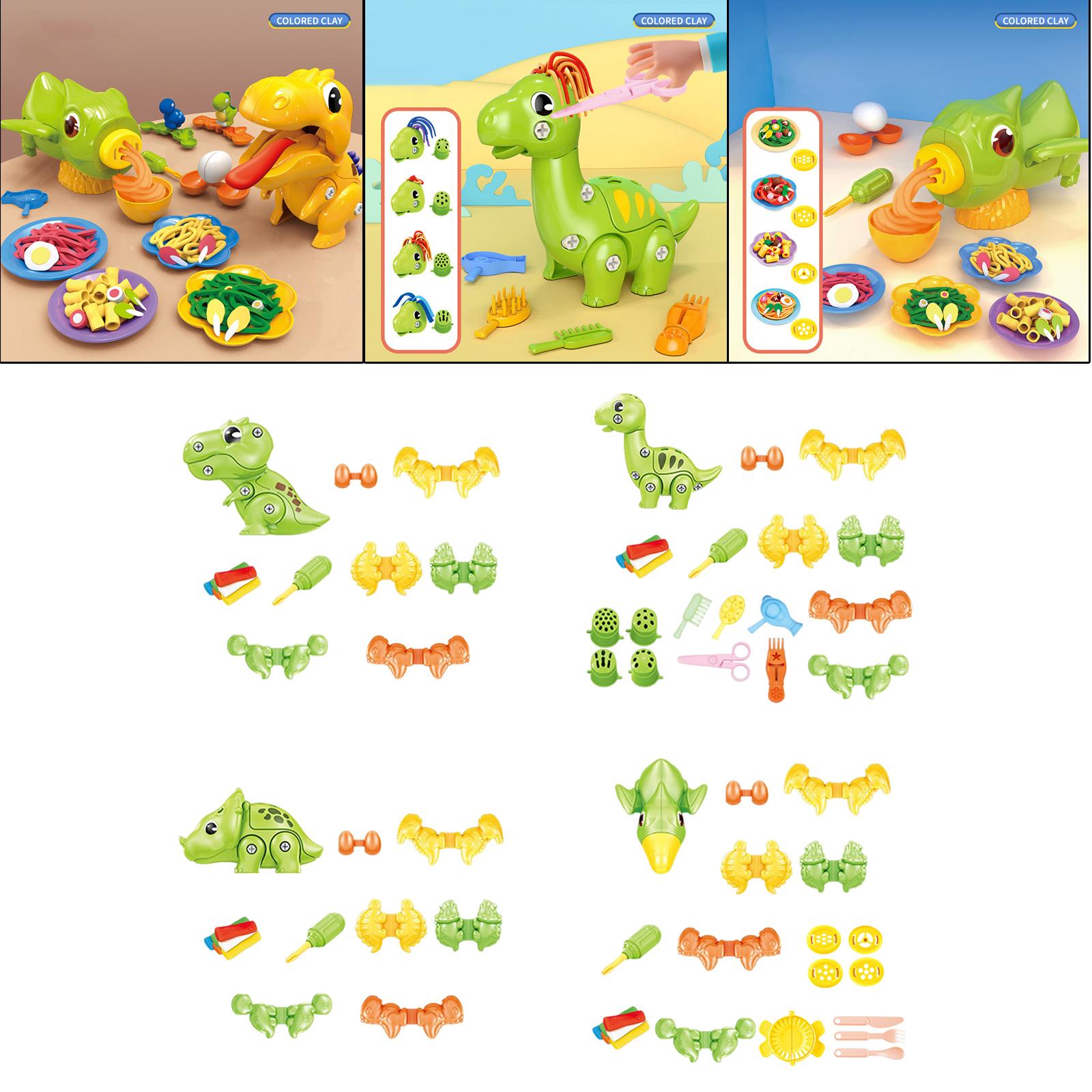 ديناصور متعة الطين الملون الاط - مراجعة Kids Education Fun وسعره