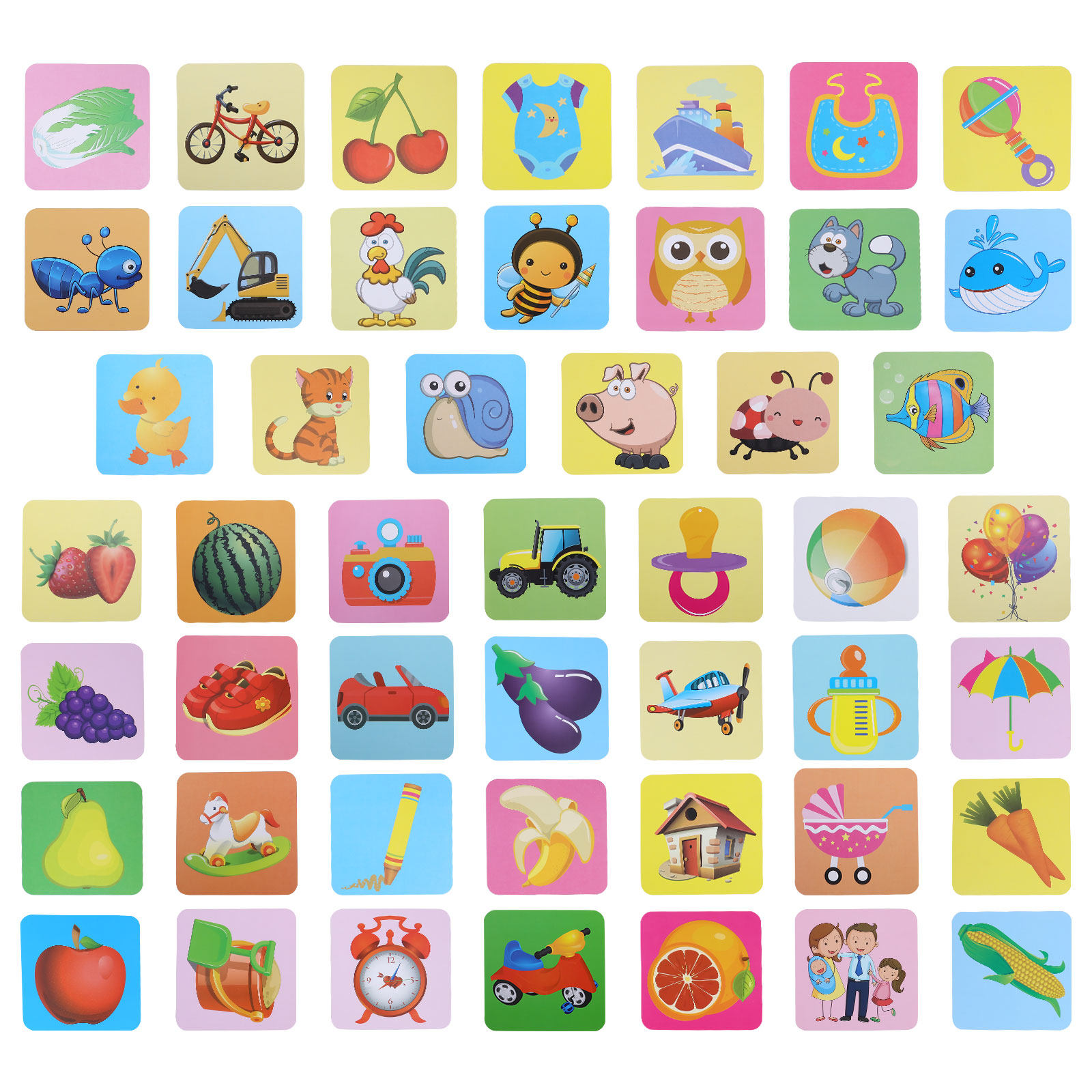 بطاقات تحفيز بصري لتمييز الألو - مراجعة Kids Education Fun وسعره