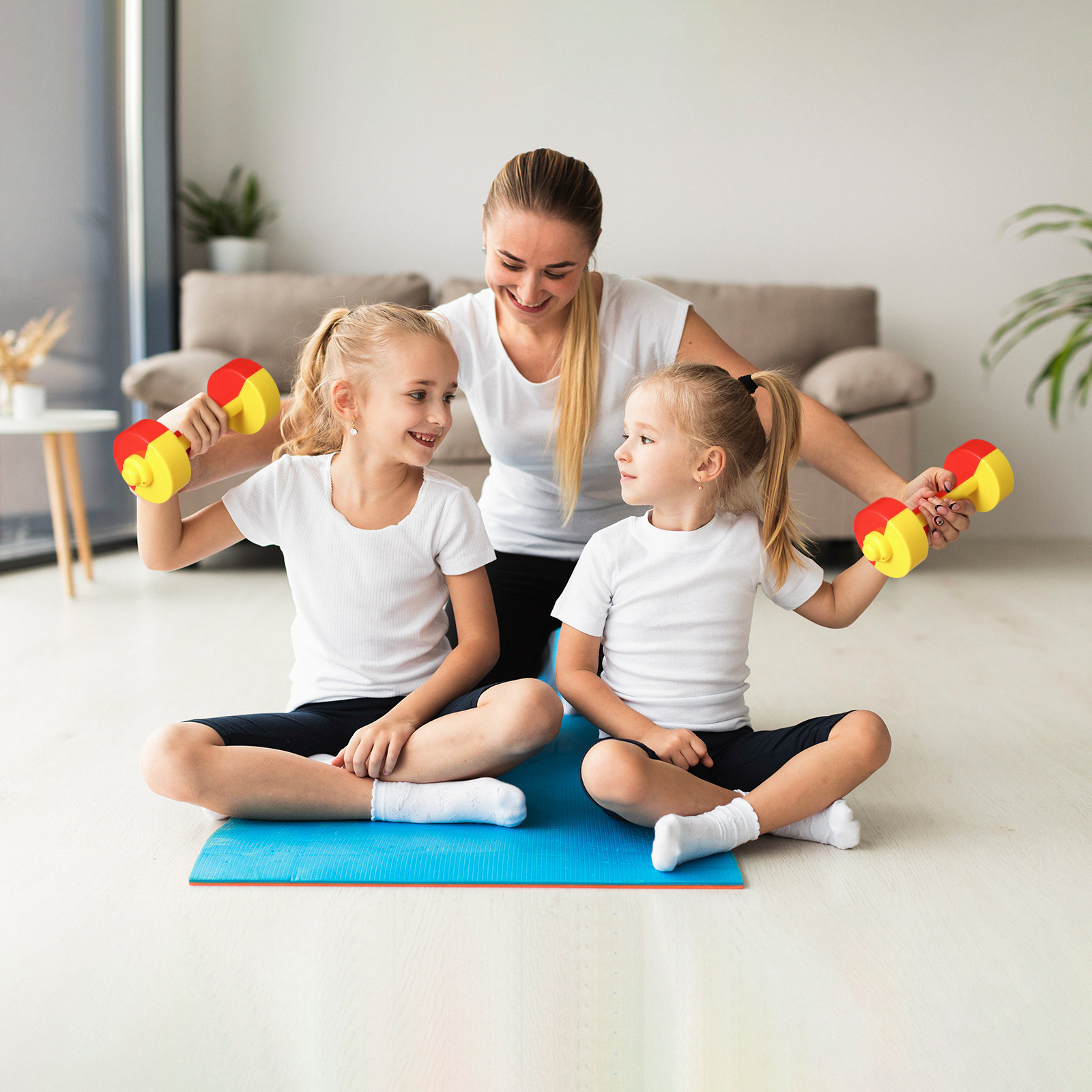 زوج من الدمبل البلاستيكي للأطف - مراجعة Kids Early Education وسعره