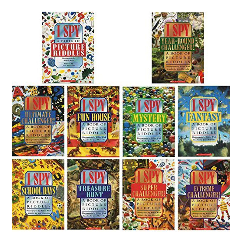 10 كتب مجموعة I Spy Ultimate C - مراجعة Kids Education Picture وسعره