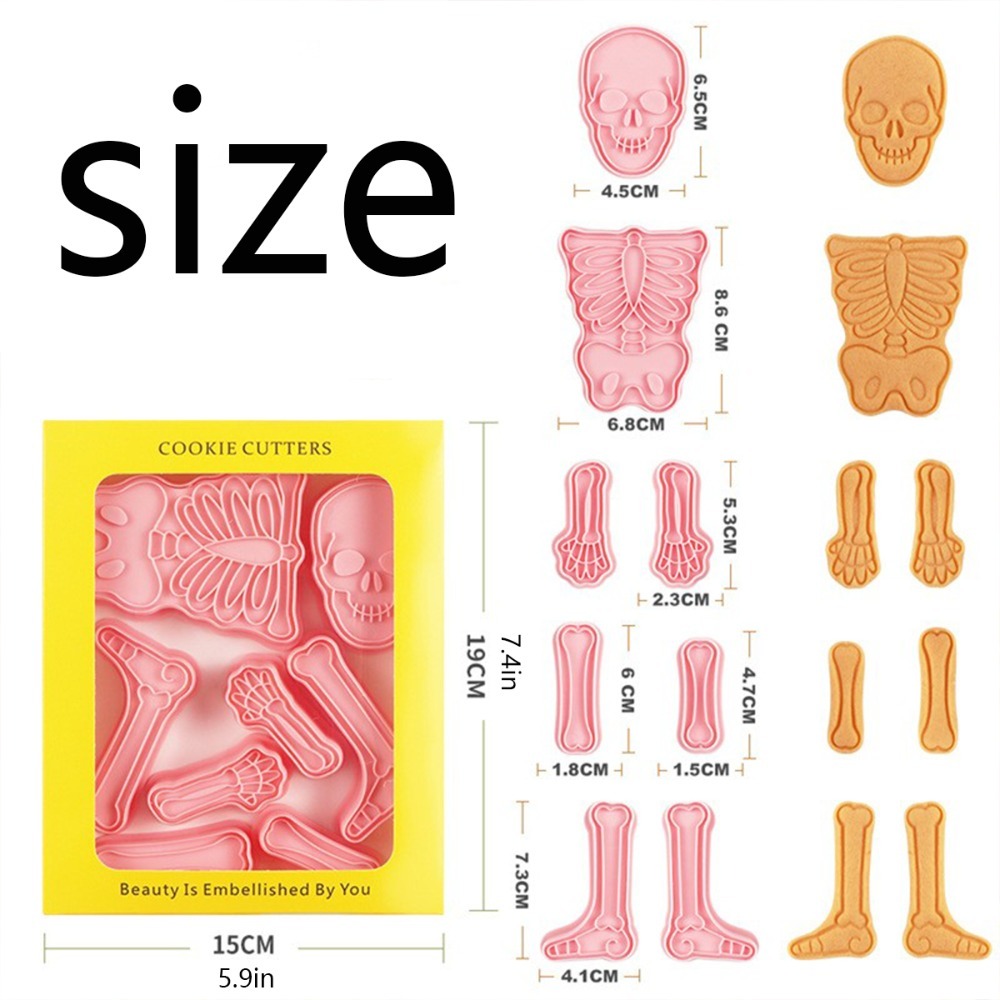 قالب بسكويت فوندان على شكل جمج - مراجعة Human Body Puzzle وسعره